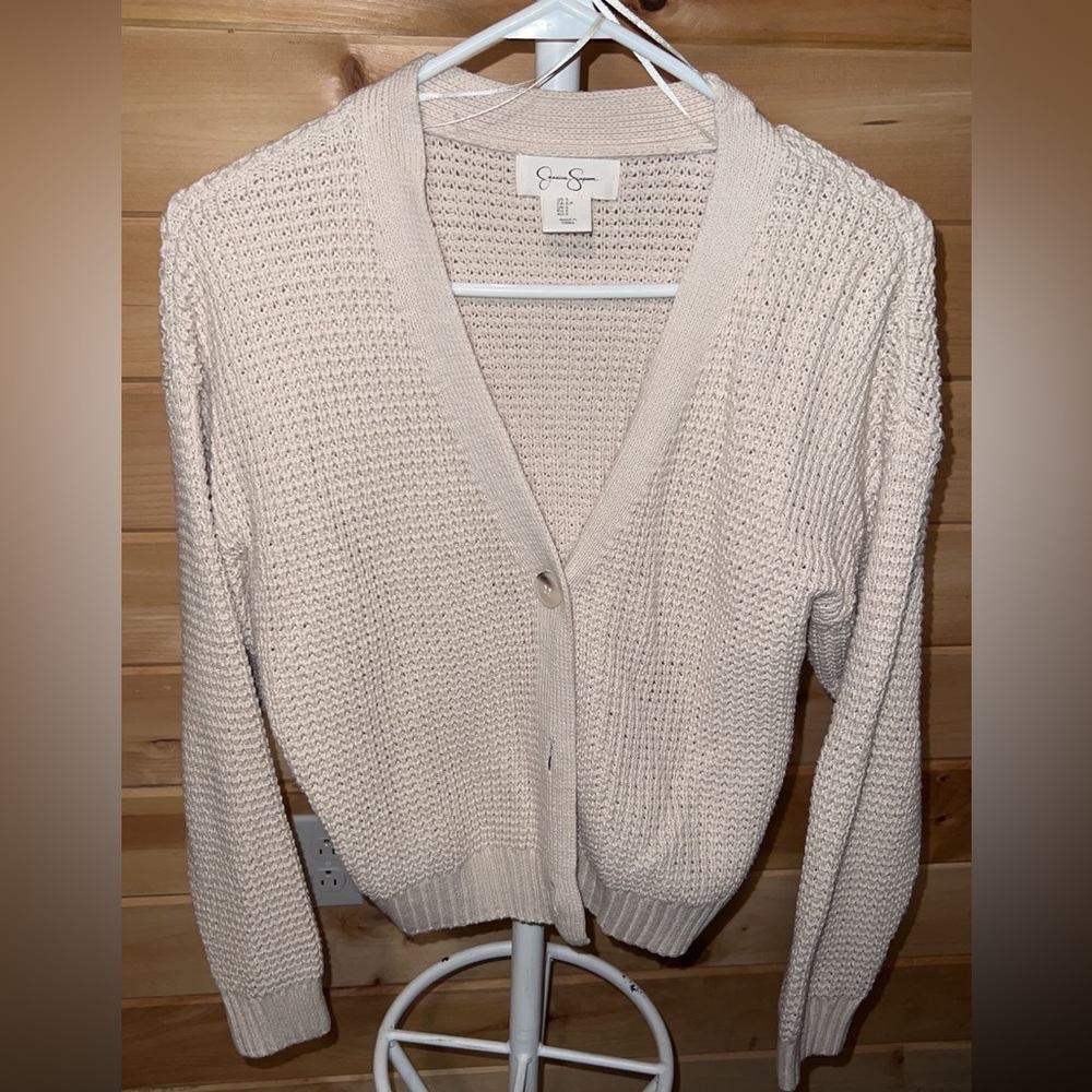 NEW cardigan tan